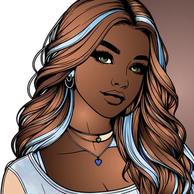 detailed realistic girl