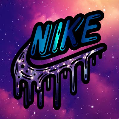 drippy nike logo