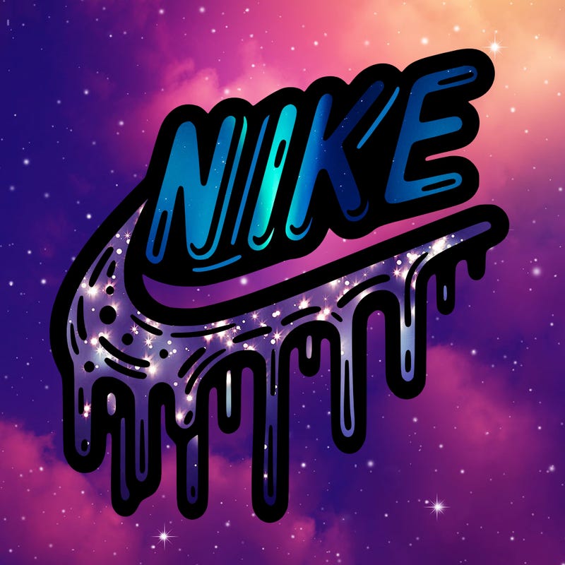 drippy nike logo