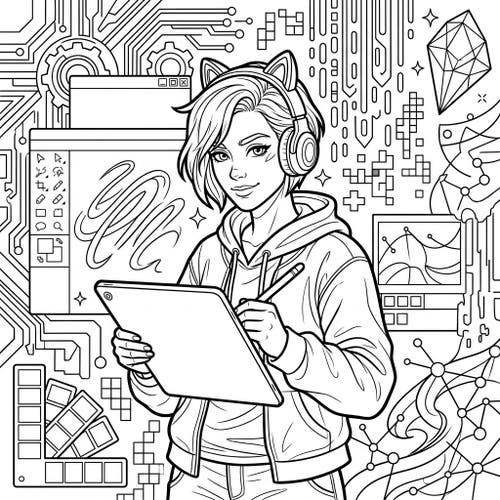 Digital Self-Portrait