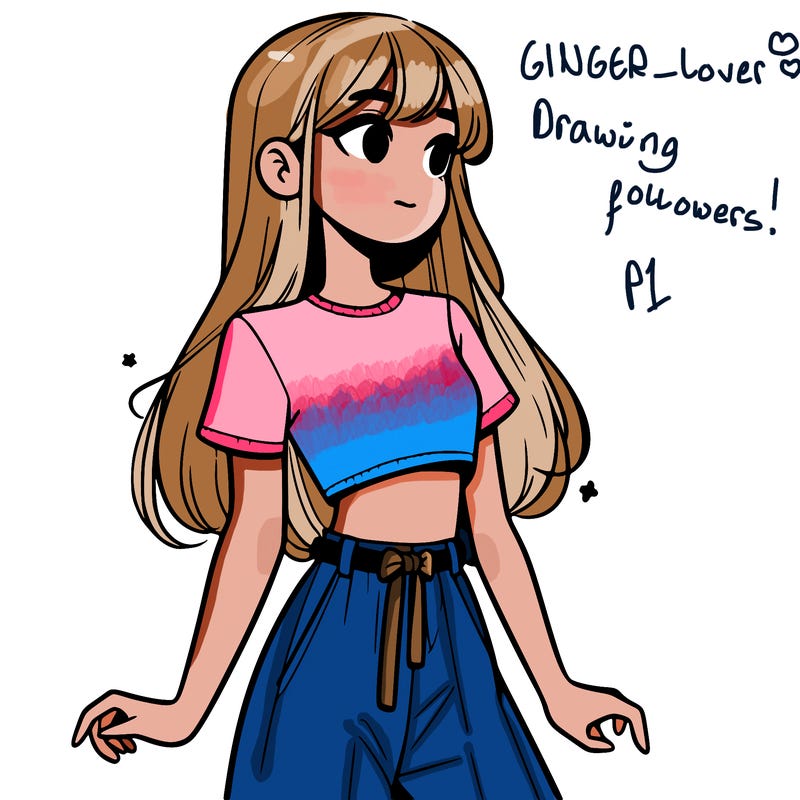 girl in a cute crop top