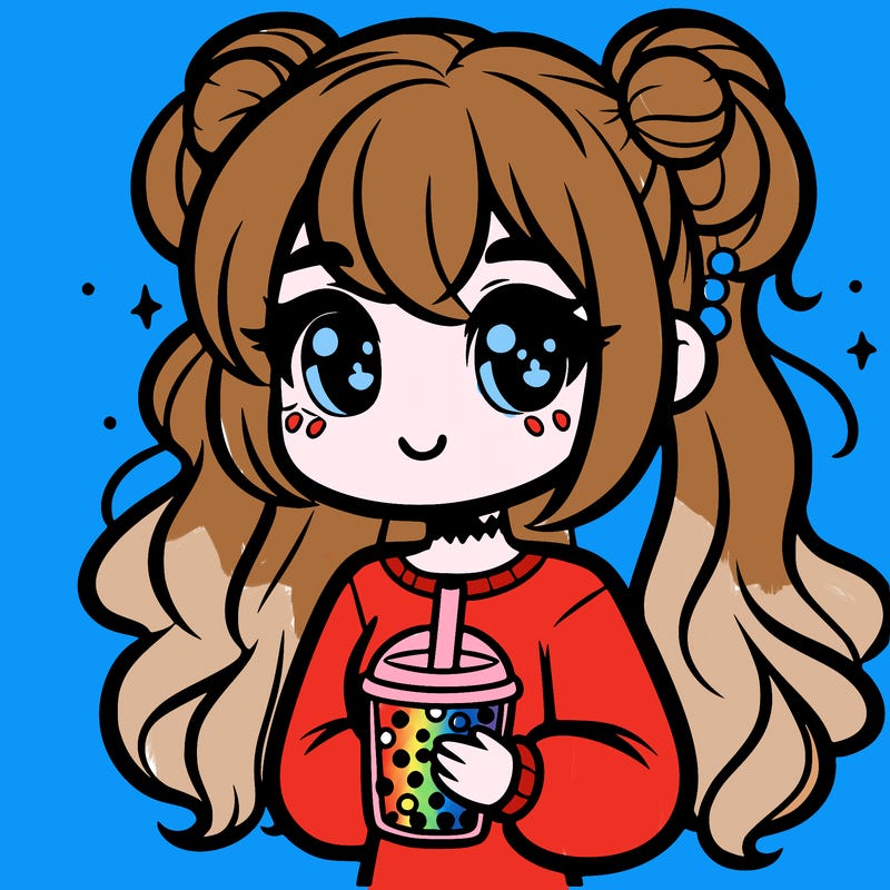 girl with boba