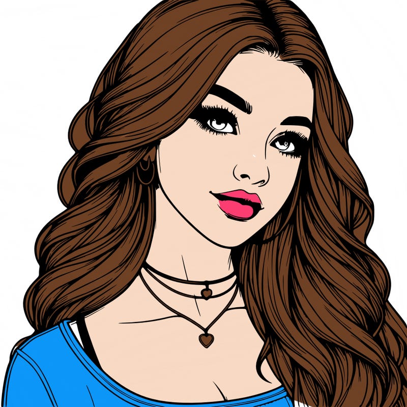 detailed realistic girl