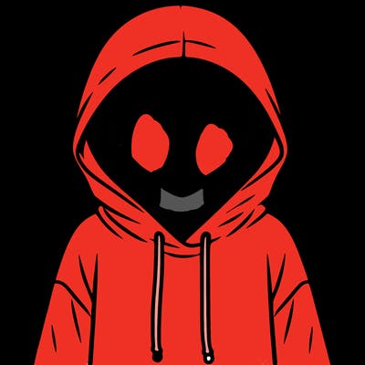 faceless girl in hoodie