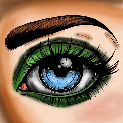 realistic eye