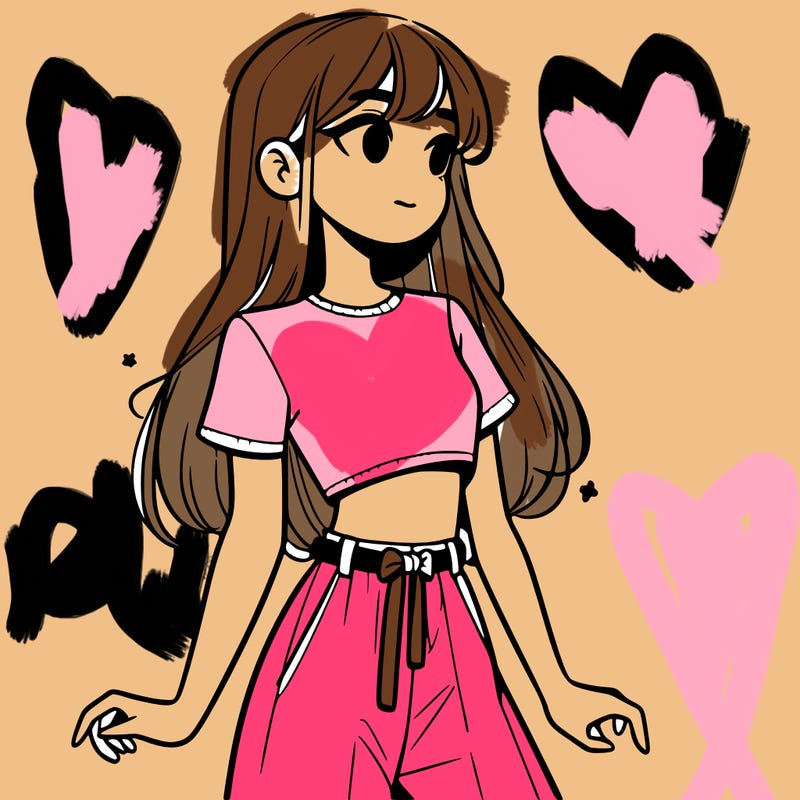 girl in a cute crop top