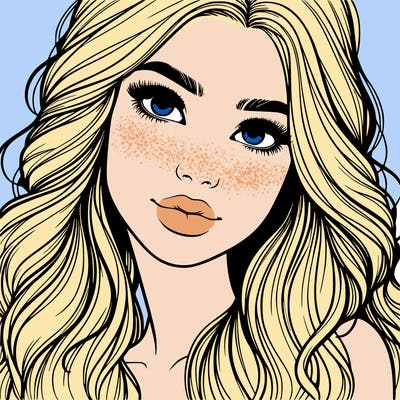 beautiful realistic girl