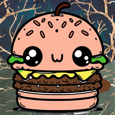 burger cute