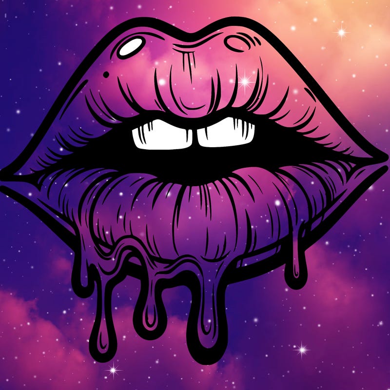 lips that look realistic and drip