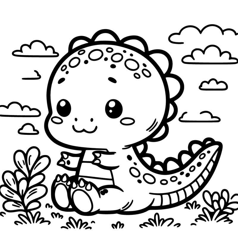 cute adorable dinosaur