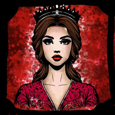 realistic beautiful queen