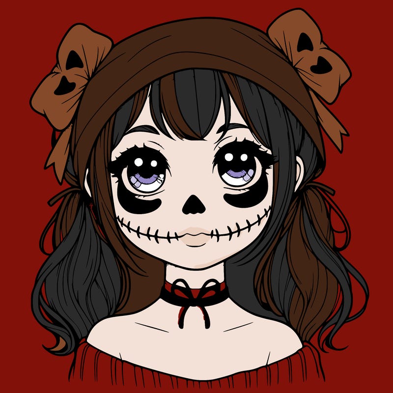 realistic girl halloween