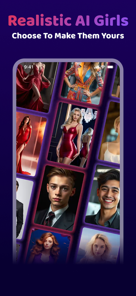 SweetTalk: Your AI Girlfriend - Una colección de perfiles de personajes IA realistas en la aplicación SweetTalk