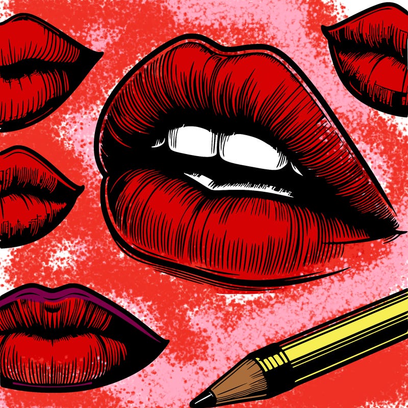 realistic  lips