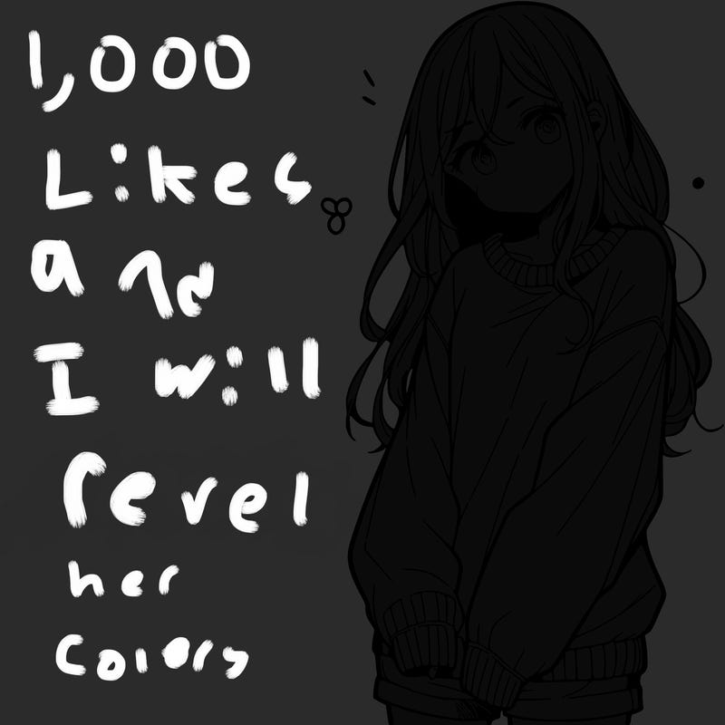 manga teen girl  in a sweater and baggy pants