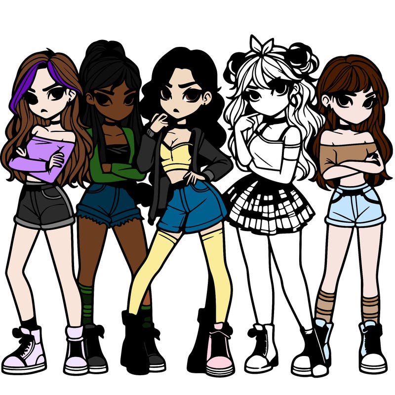 realistic baddie girls