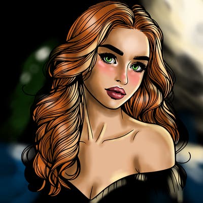 beautiful realistic girl