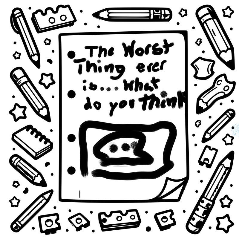 blank paper