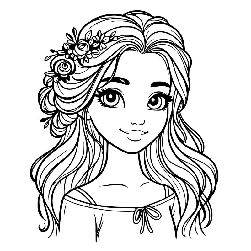 a very beautiful young girl