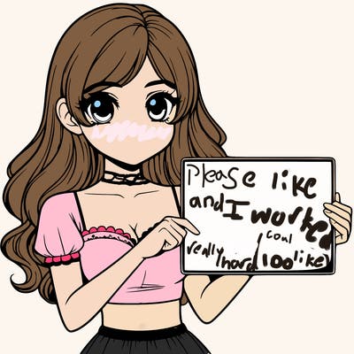 realistic pretty girl holding blank sign