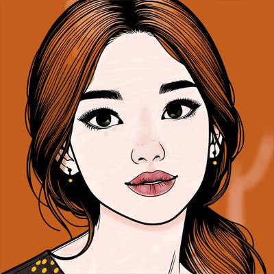 beautiful realistic asian woman