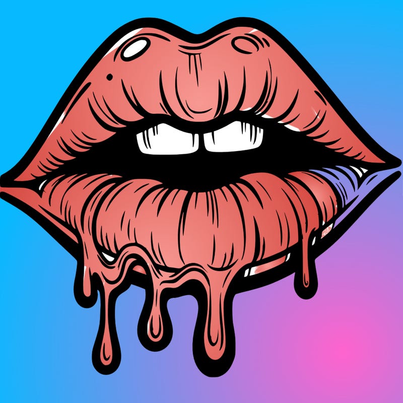 lips that look realistic and drip