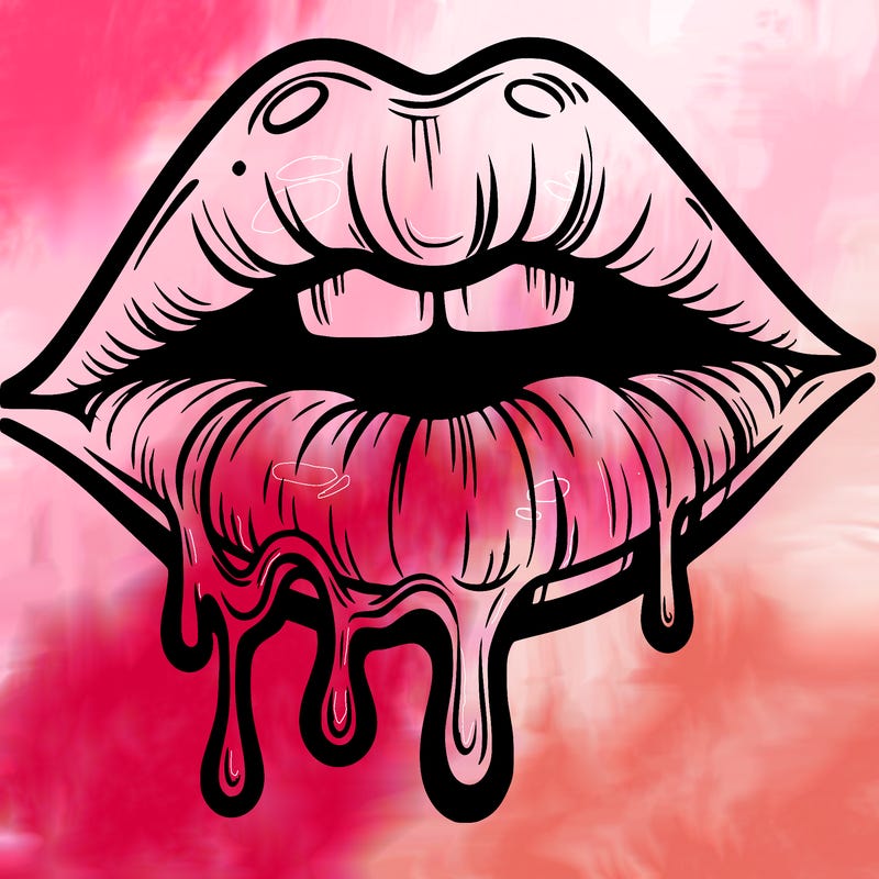 lips that look realistic and drip