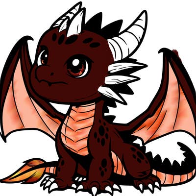 fierce baby night dragon