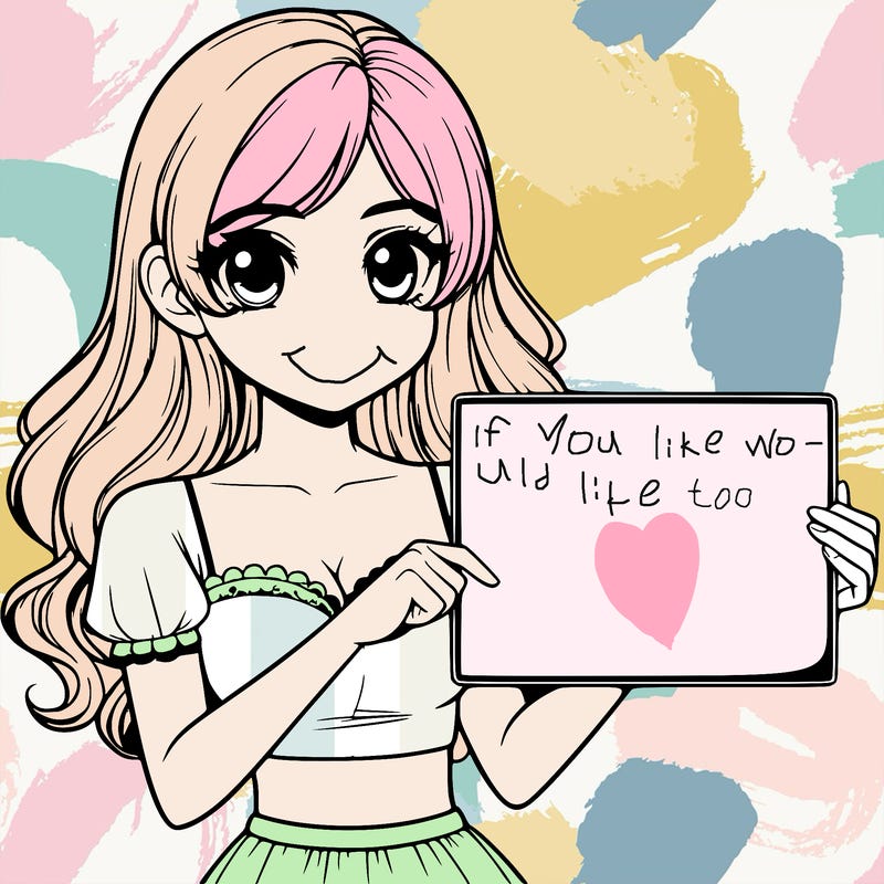realistic pretty girl holding blank sign