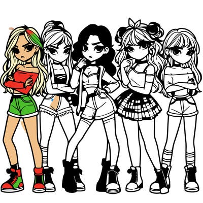 realistic baddie girls