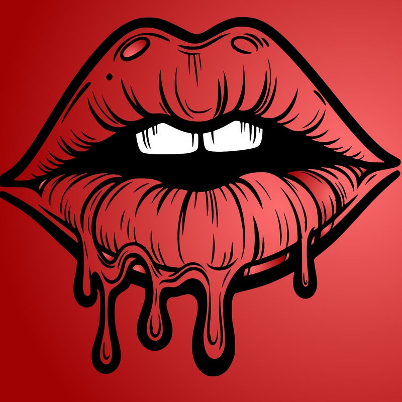 lips that look realistic and drip