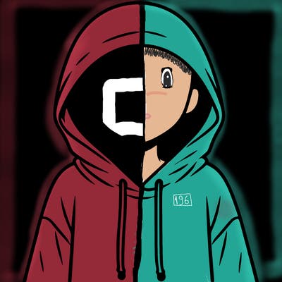 faceless girl in hoodie