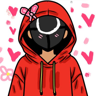 faceless girl in hoodie