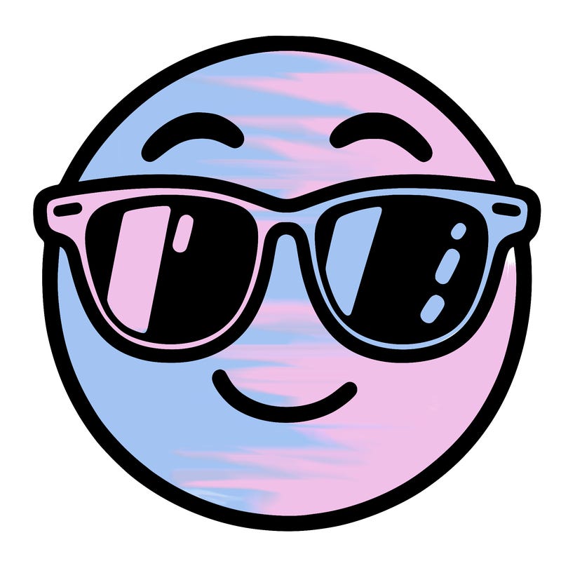 emoji with sunglasses