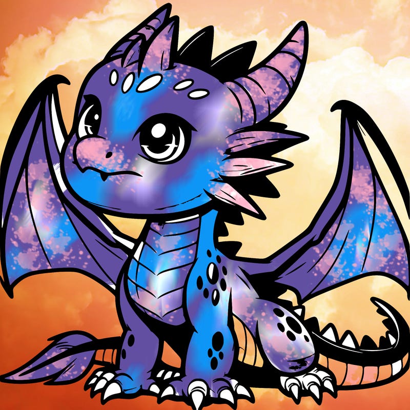 fierce baby night dragon