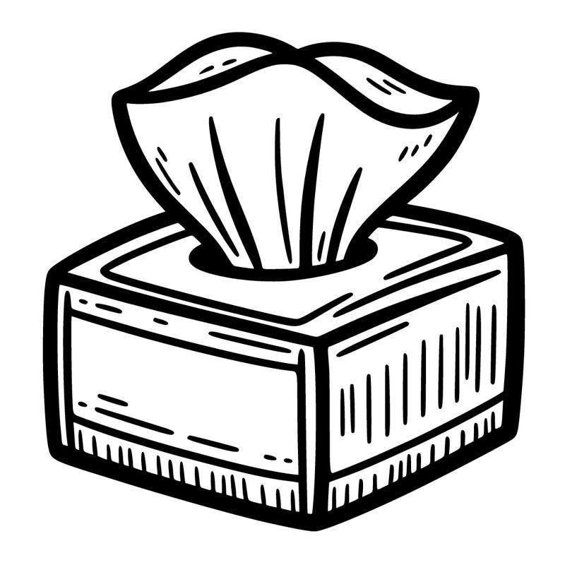 a tissue box
