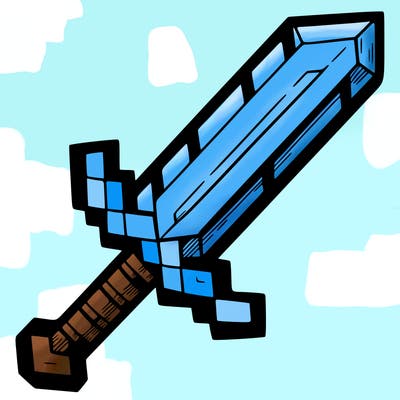 a minecraft sword