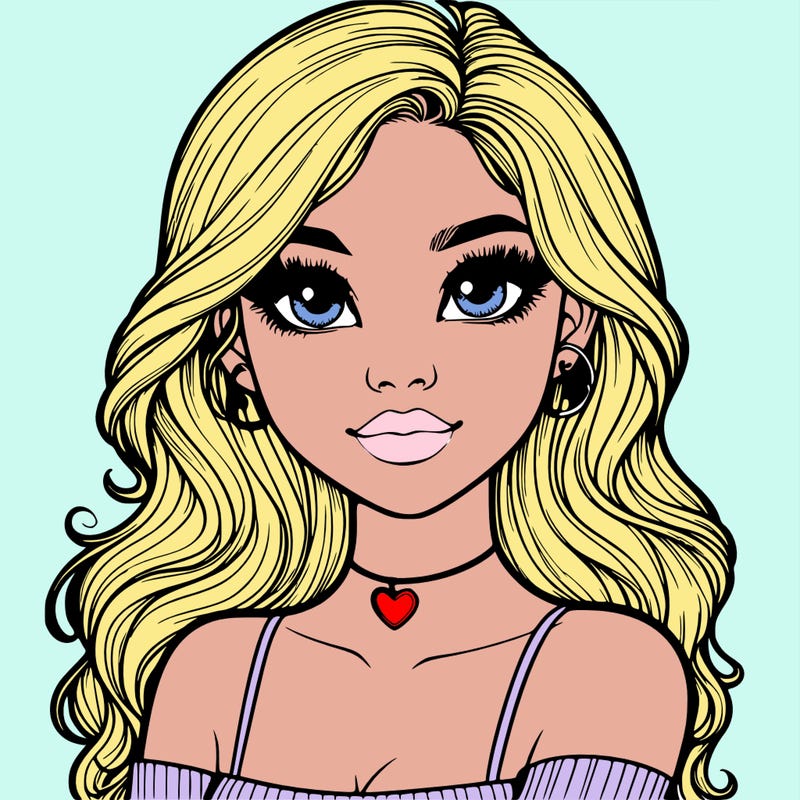 realistic pretty girl