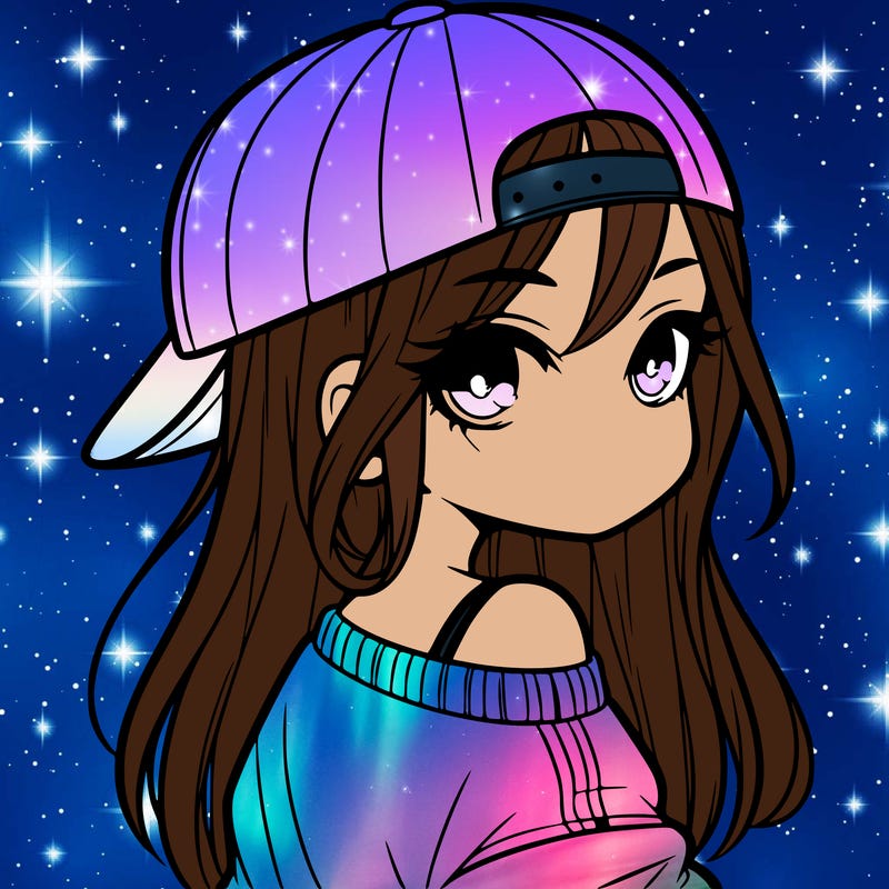 girl with a backward hat on