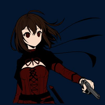 female anime assassin