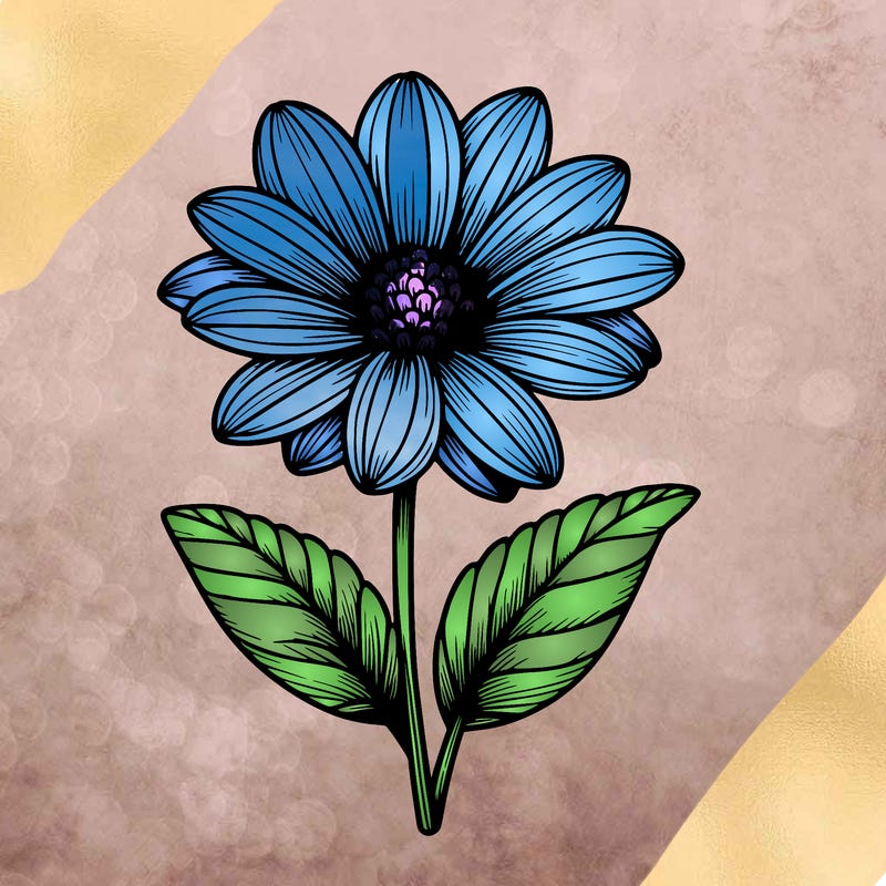 realistic flower