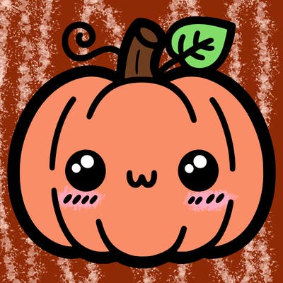 simple halloween pumpkin cute