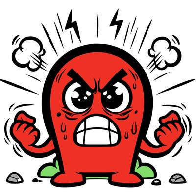 cartoon anger
