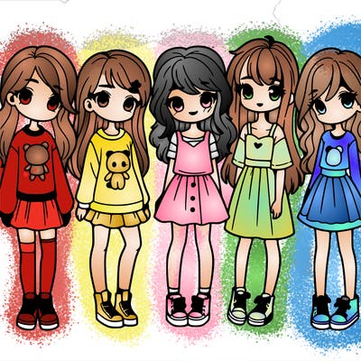 five girls