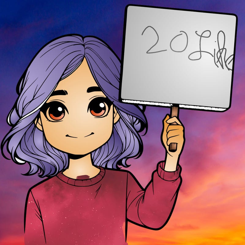 realistic girl holding up a sign