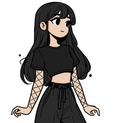 girl in a cute crop top