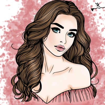 beautiful realistic girl