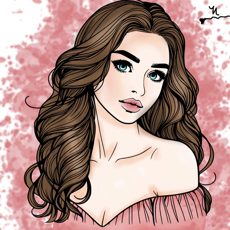 beautiful realistic girl
