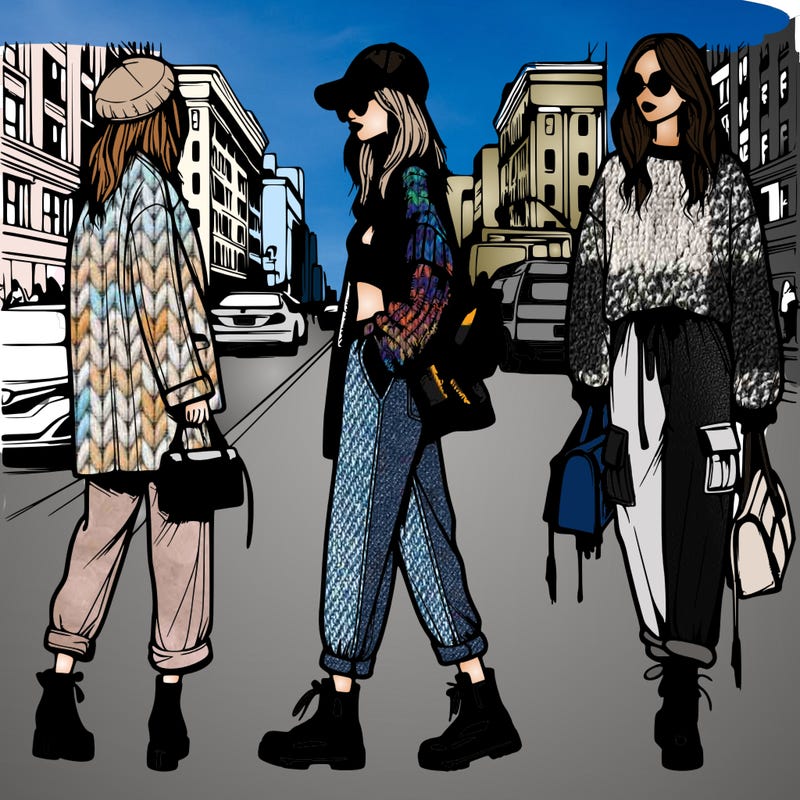 street style fashion realistic girl