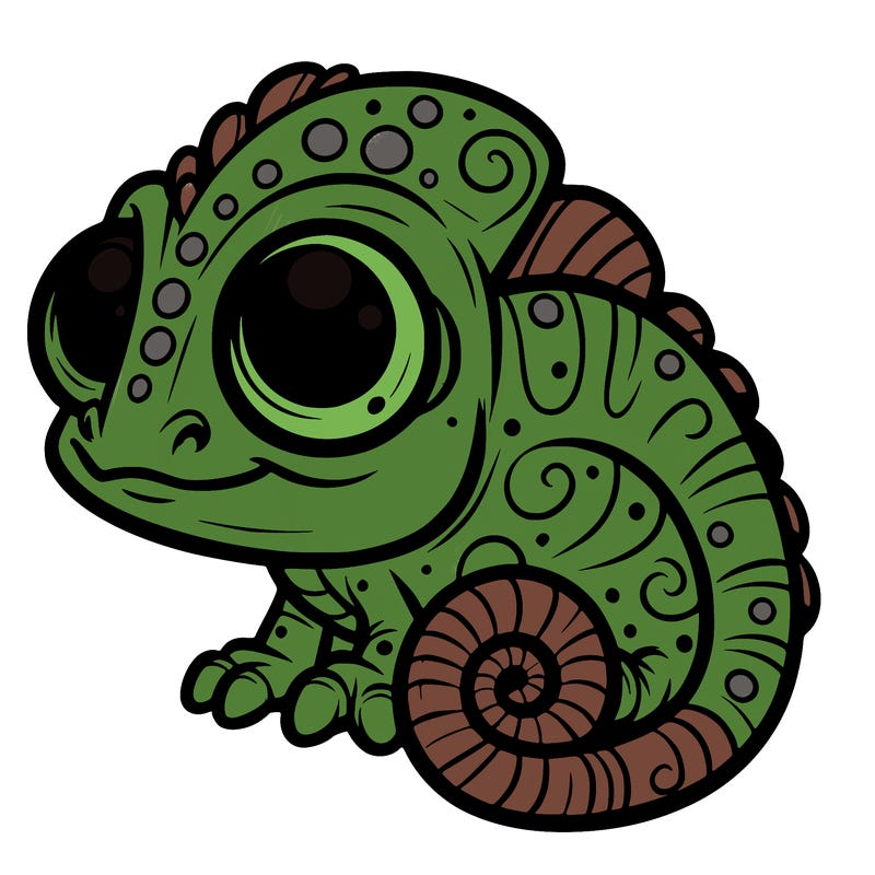 baby chameleon